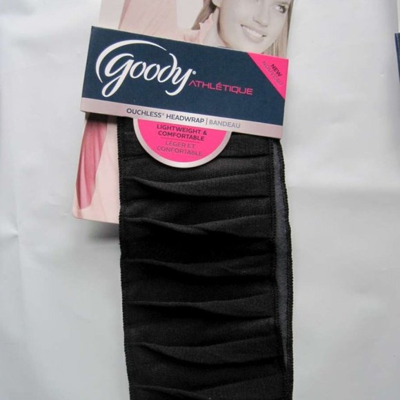 1 Goody Athletique Soft Wide Folded Fabric Ouchless Head Wrap Band Yoga Headwrap - Picture 3 of 9